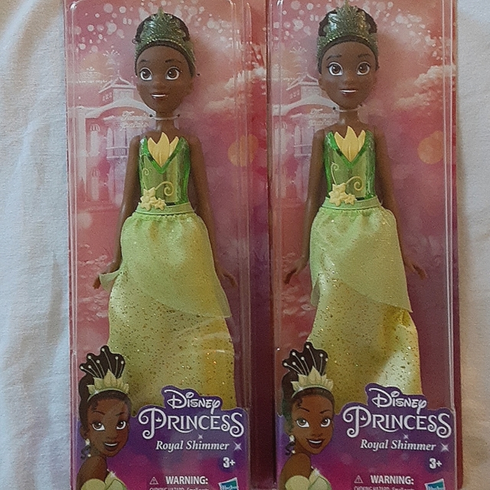 DISNEY PRINCESS "Royal Shimmer" Dolls - Set of 2